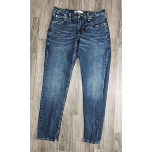 Signature Gold By Levi Strauss Womens Size 29 Slim Whiskered Denim Blue Jeans